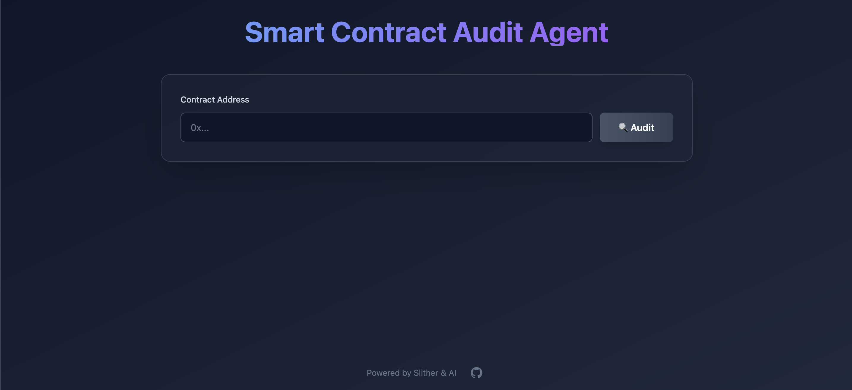 Smart Contract Audit Agent
